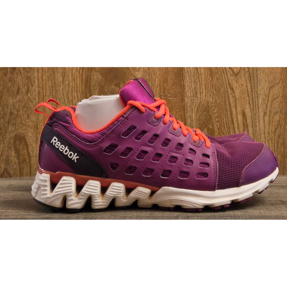 Reebok Zigkick Racer Running Shoes‎ Mens Size 6.5 Purple Pink